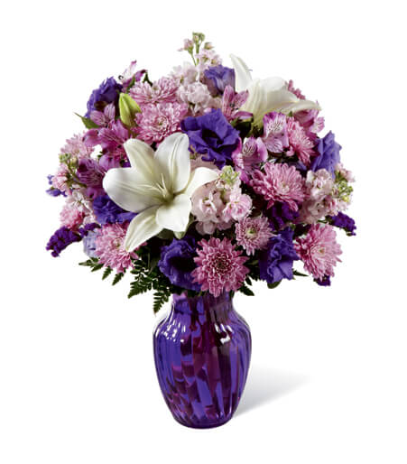 Les nuances du bouquet violet